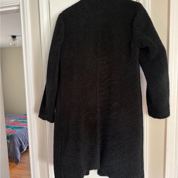 Abercrombie & Fitch black Sherpa Jacket - Picture 2 of 4